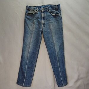 Vintage 80s Levis 530 Mens 34x29* Relaxed‎ Fit Denim Jeans Pants Blue Thrashed